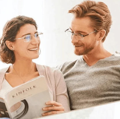 1 acheté, 1 offert - Lunettes de lecture progressives à double usage, de loin et de près, en saphir, à haute dureté et anti-bleu🙋‍♀️