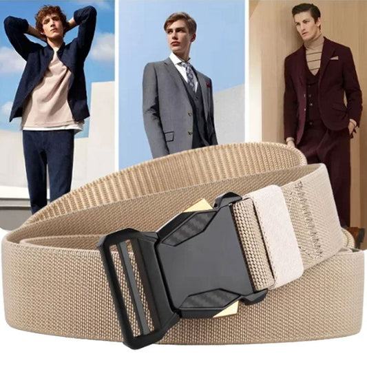 Ceinture Sportive et Respirante avec Boucle Réglable pour Hommes