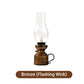 🔥 50% DE RÉDUCTION ! ✨Lampe à Kérosène Vintage LED avec Bougie Oscillante Électronique