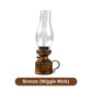 🔥 50% DE RÉDUCTION ! ✨Lampe à Kérosène Vintage LED avec Bougie Oscillante Électronique