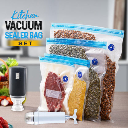 Set de sacs sous vide pour cuisine