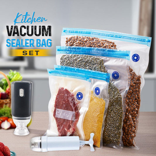 Set de sacs sous vide pour cuisine