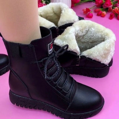 Bottes légères épaisses imperméables et douces pour femmes