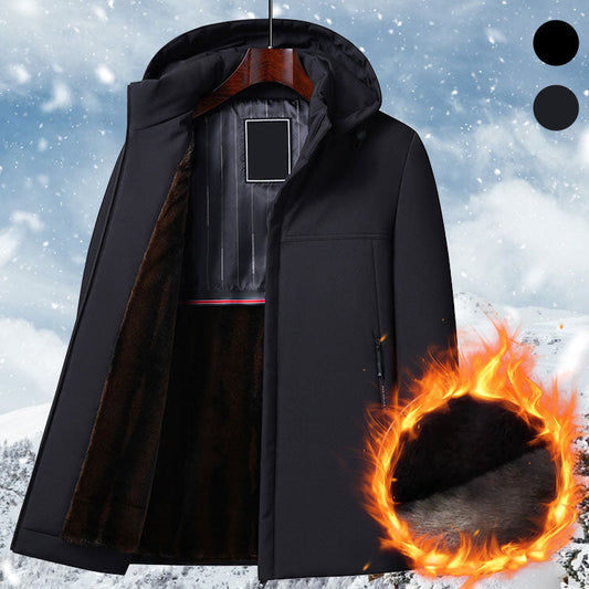 🎁Chaud Geschenk❄️Winter Specials❄️Dicker Parka thermique à capuche pour hommes🧥