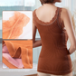 Débardeur Chaud avec Bordure en Dentelle et Soutien-gorge Intégré