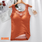Débardeur Chaud avec Bordure en Dentelle et Soutien-gorge Intégré