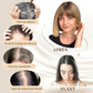 🔥50% de réduction🔥Topper de Cheveux Naturels avec Frange pour Femmes