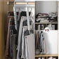 Cintres multiples peu encombrants pour pantalons