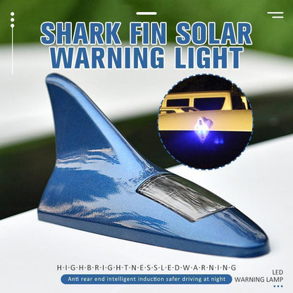 🚗 PROMO -50% ✨ Feu d'Avertissement Solaire « Shark Fin » — Recharge Solaire & Sans Câble 🌙