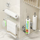 Support de Rouleau de Papier Toilette Multifonction à Ventouse sous Vide