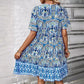 Robe de Vacances Bohème à Col en V