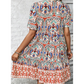 Robe de Vacances Bohème à Col en V