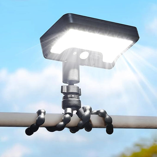 Lampes solaires Octopus ! Installation complète sans frais d'électricité, 30 secondes pour éclairer n'importe quel coin 🚀