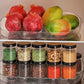 Organisateur Rotatif Transparent Multifonction pour la Cuisine