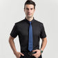 Chemise Habillée Extensible à Manches Courtes pour Hommes