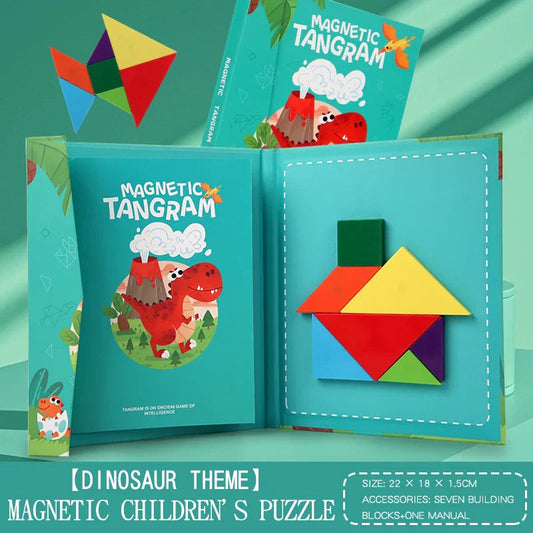 Puzzle Magnétique en Bois pour Enfants