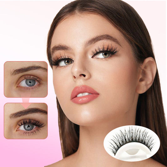 2 paires de faux cils longs auto-adhésifs réutilisables