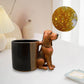 Tasse créative en forme de teckel pour décoration