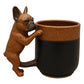 Tasse créative en forme de teckel pour décoration
