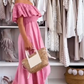 Women’s Stylish Off-Shoulder Ankle Length Dress