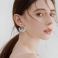Boucles d'Oreilles Élégantes et Exquises à Paillettes en Forme de Cerceau