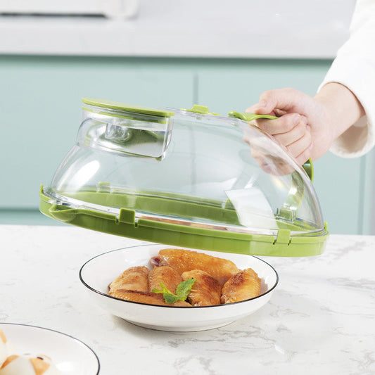 📢📢50 % DE RÉDUCTION !! ⏰ Couvercle Transparent Anti-Éclaboussures pour Micro-Ondes – Avec Évents Vapeur, Poignée & Réutilisable 💧