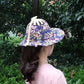 Chapeau éventail en bambou à la mode