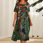 ⏳Offre spéciale à durée limitée ⏰ Robe tropicale brise légère