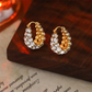 Boucles d’Oreilles Élégantes à Strass