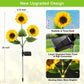 Lampes solaires à LED pour jardin en forme de tournesol🌻