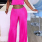 Solid Color Square Collar Sleeveless Two Pieces