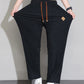 Pantalon décontracté pour homme en soie de glace très extensible à jambe large