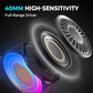 Mini Enceinte Bluetooth Magnétique avec Lumière RGB