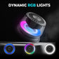 Mini Enceinte Bluetooth Magnétique avec Lumière RGB