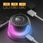 Mini Enceinte Bluetooth Magnétique avec Lumière RGB