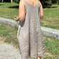 Robe décontractée sans manches à col rond pour femme