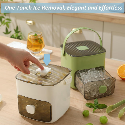 🔥Nouvelle vente à chaud❤️🔥Machine à Glaçons Portable avec Couvercle et Boîte de Rangement