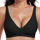 🍃 Vente chaude d'été 51% de réduction ⏰ Deep V Plunge Push-up sans fil sans couture Jelly Bra