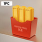 Amusant set de glaçons DIY en forme de frites en matériau de qualité alimentaire