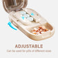 💊🎁 Pilulier portable avec coupeur intégré – Séparateur 2 ou 4 sections au choix – Moitié prix aujourd'hui !