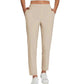 ⏳💥Pantalon pour femme avec poches zippées, confectionné en tissu extensible dans les quatre sens