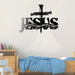 Décoration Murale Croix « La Vérité de Jésus » en Métal