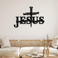 Décoration Murale Croix « La Vérité de Jésus » en Métal