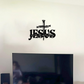 Décoration Murale Croix « La Vérité de Jésus » en Métal
