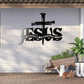 Décoration Murale Croix « La Vérité de Jésus » en Métal