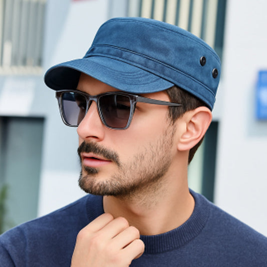 Casquette de Baseball Vintage à Visière Plate