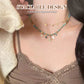 Collier de Clavicule Rétro Superposé à Couches pour Femme