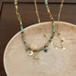Collier de Clavicule Rétro Superposé à Couches pour Femme