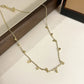 Collier de Clavicule Rétro Superposé à Couches pour Femme
