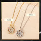 Collier en forme de cœur à quatre feuilles